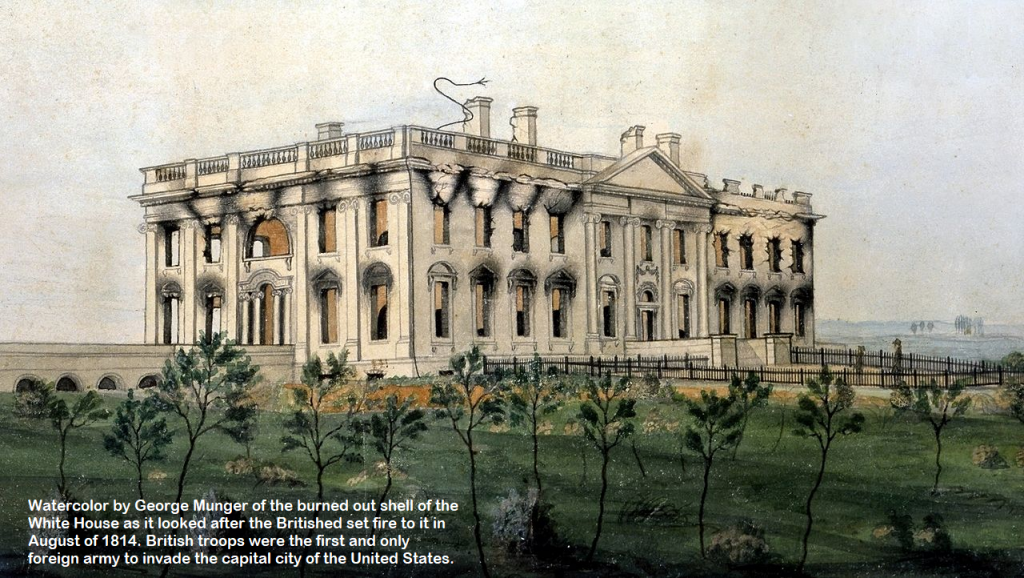 White House Set Ablaze